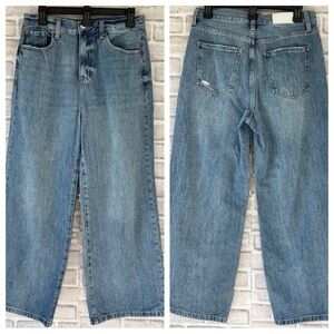 Pistola high rise wide leg jeans size 28
